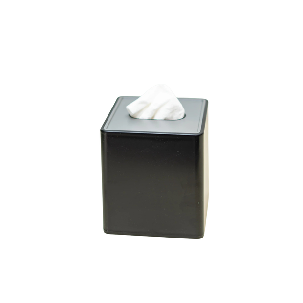 Modern Tissue Box Collection Matter Black