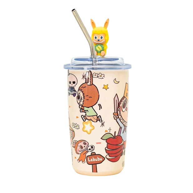 Labubu Inspired Stainless Steel Coffee Cup - 600ml