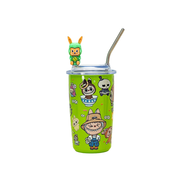 Labubu Inspired Stainless Steel Coffee Cup - 600ml