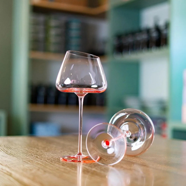 Élan Blush Red Wine Glass - Set of 2