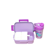 Bento Box 3 Compartment & Water Bottle Set