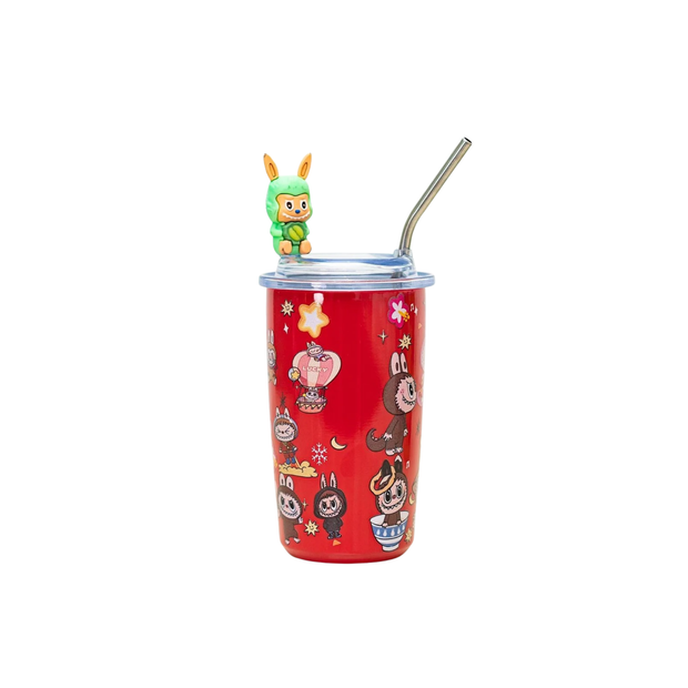 Labubu Inspired Stainless Steel Coffee Cup - 600ml
