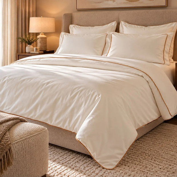 Amara Piped Bedding Set
