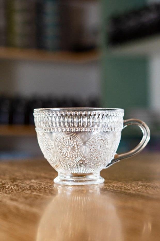 Large Embossed Tea/Coffee Mug 430ml - 3pcs