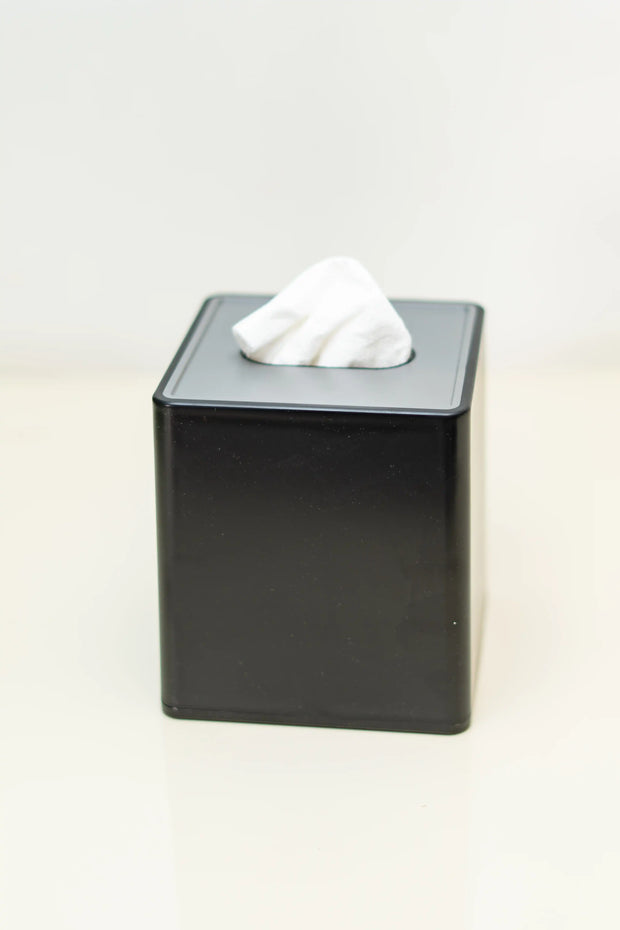 Modern Tissue Box Collection Matter Black